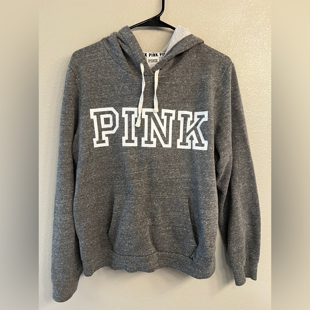 Victoria's Secret PINK Charcoal Hoodie - size Large